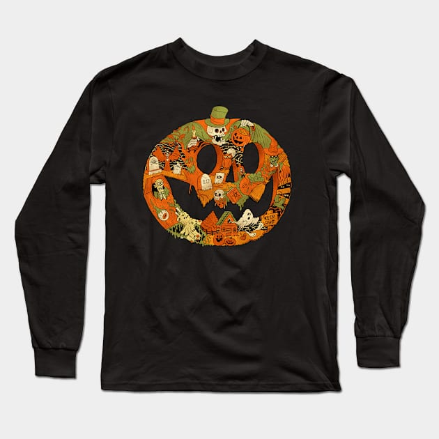 Spooky Season Long Sleeve T-Shirt by chrisraimoart